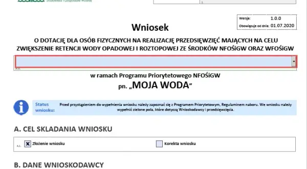 Dotacja Moja Woda: jak i gdzie złożyć wniosek - kompletny poradnik