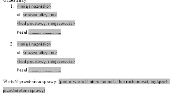 Jak napisać wniosek o dział spadku i zniesienie współwłasności