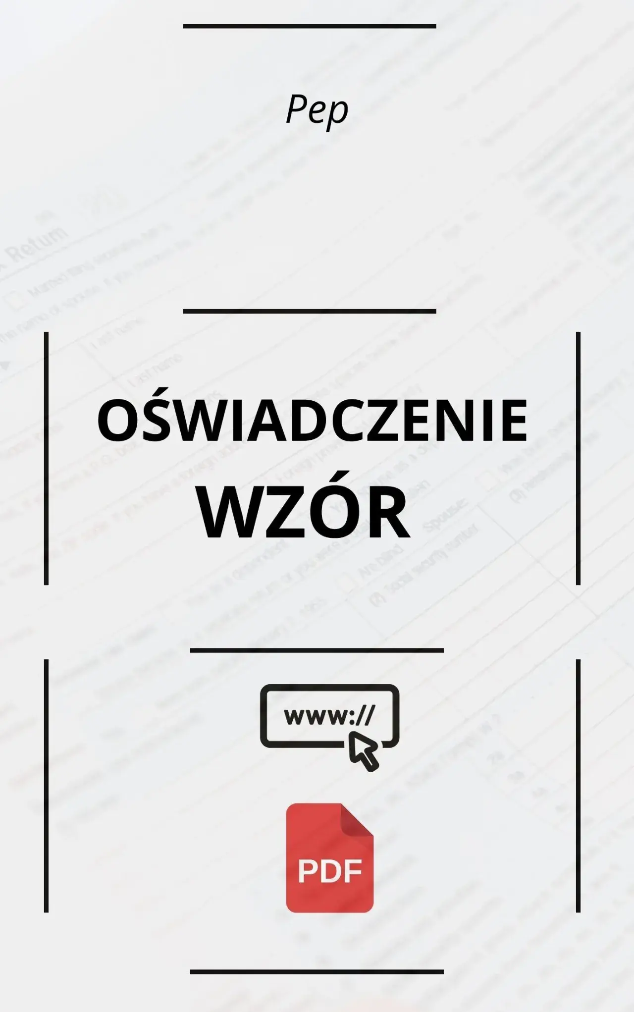 Oświadczenie PEP: co to jest i dlaczego jest wymagane?