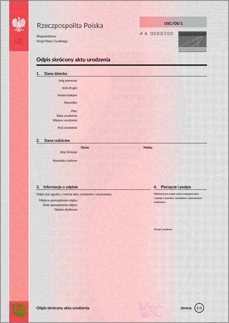 Gdzie znaleźć numer na odpisie skróconym aktu urodzenia? Prosty trik!